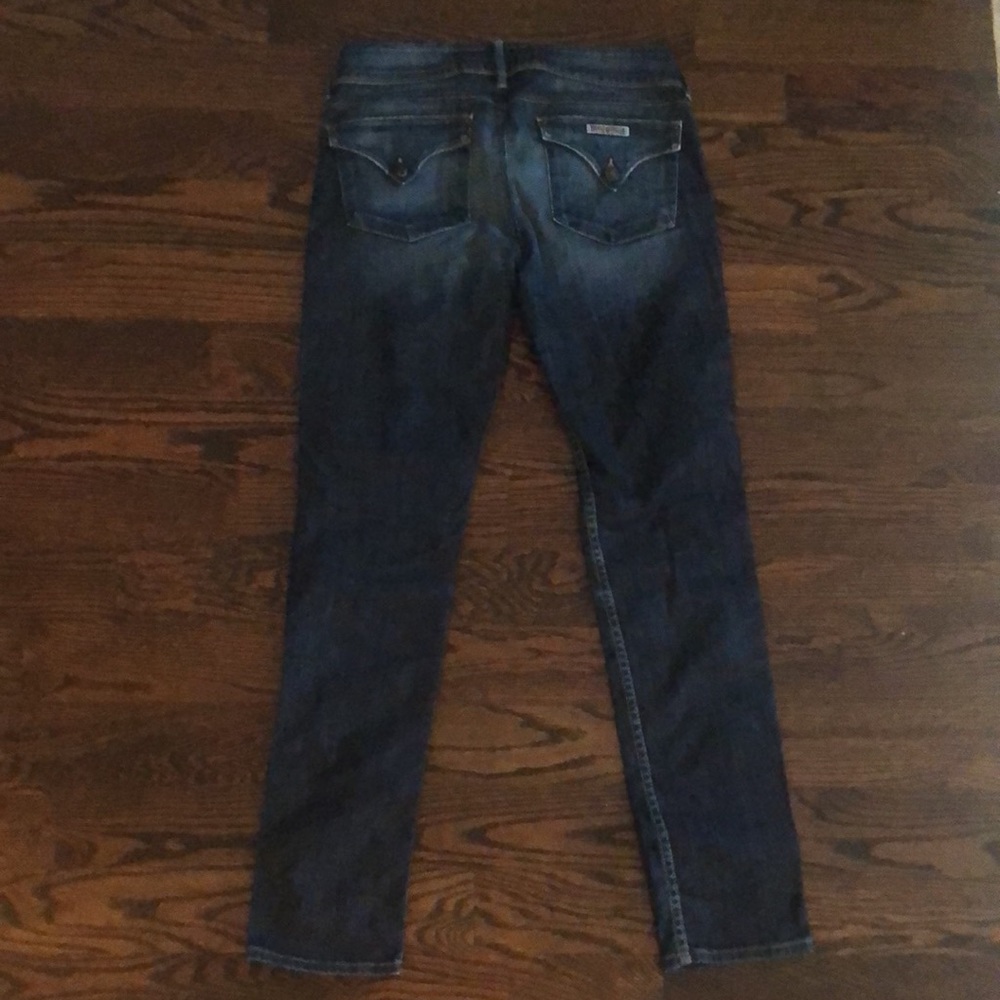 Women’s Dark Blue Denim Jeans with Back Pocket Detail - Picture 4 of 5